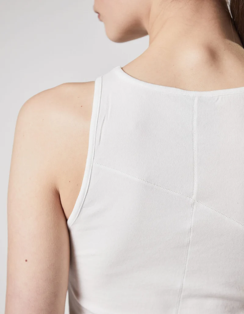 Tanktop mit Ziernähten