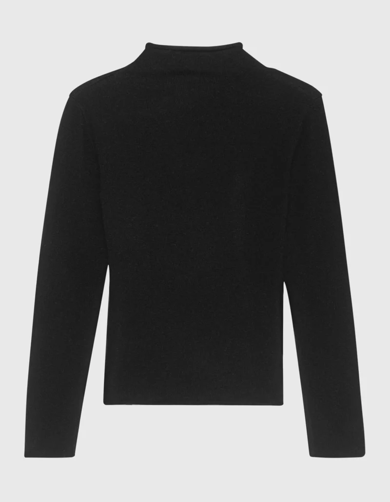 Kaschmir-Pullover mit Stehkragen