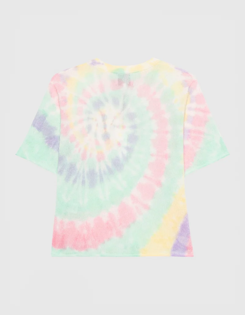 Cropped Kaschmir-T-Shirt