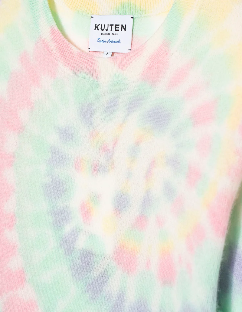 Cropped Kaschmir-T-Shirt