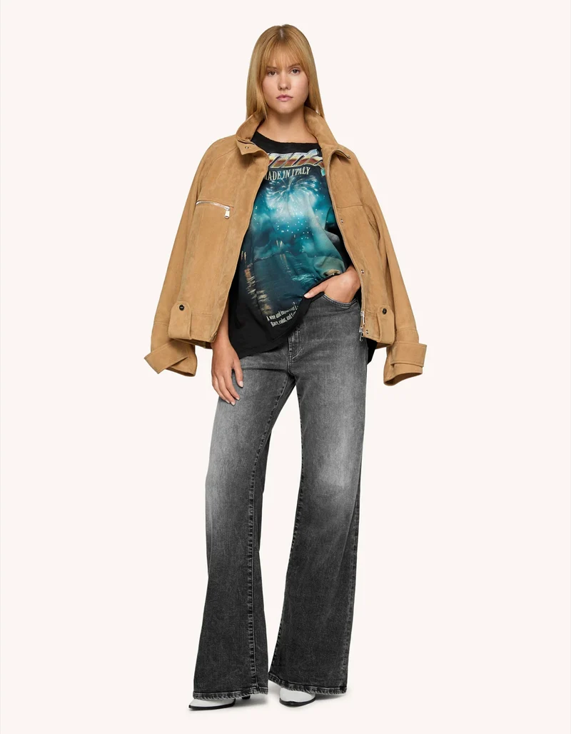 Bedrucktes Oversize T-Shirt