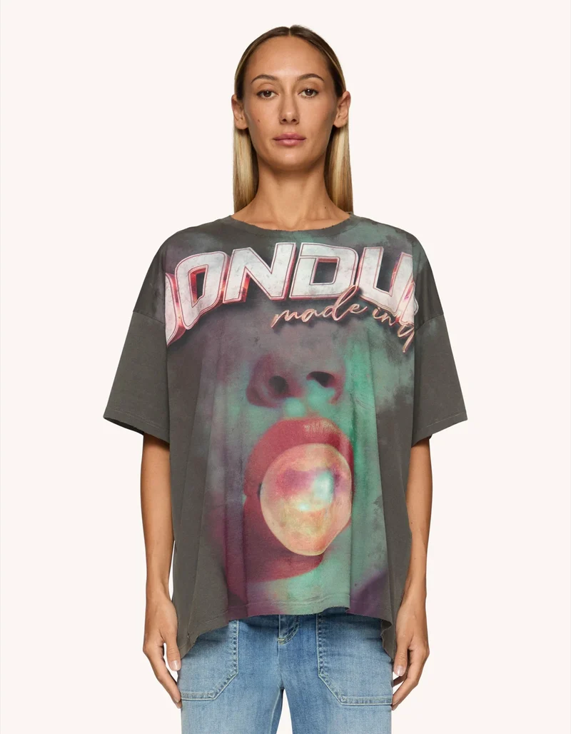 Bedrucktes Oversize T-Shirt