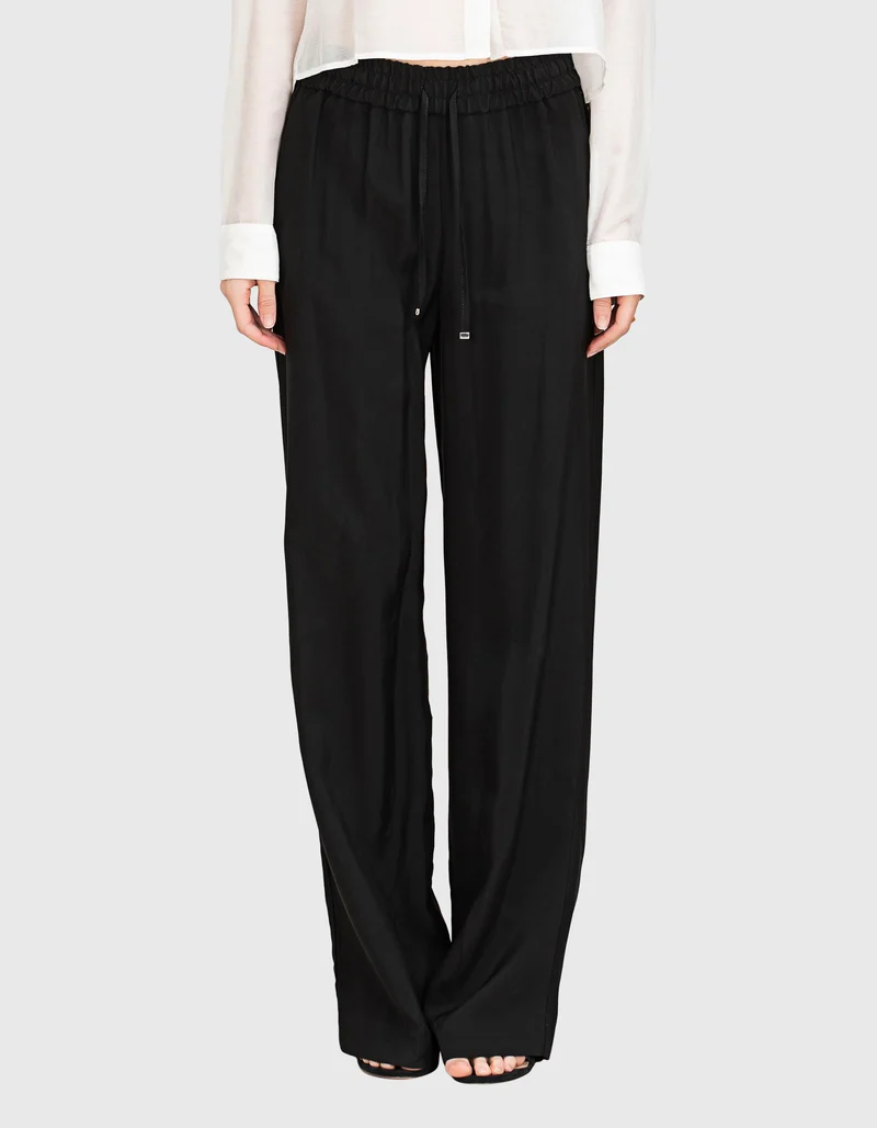 Wide-Leg Hose mit elastischem Bund