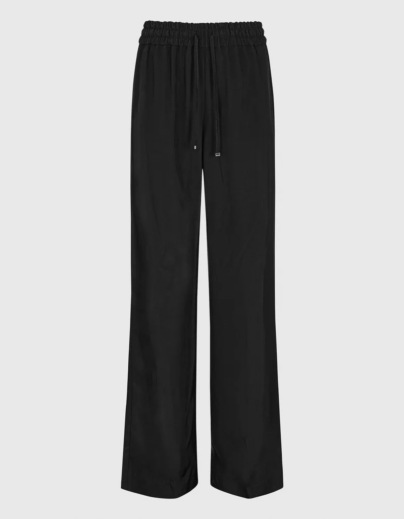 Wide-Leg Hose mit elastischem Bund