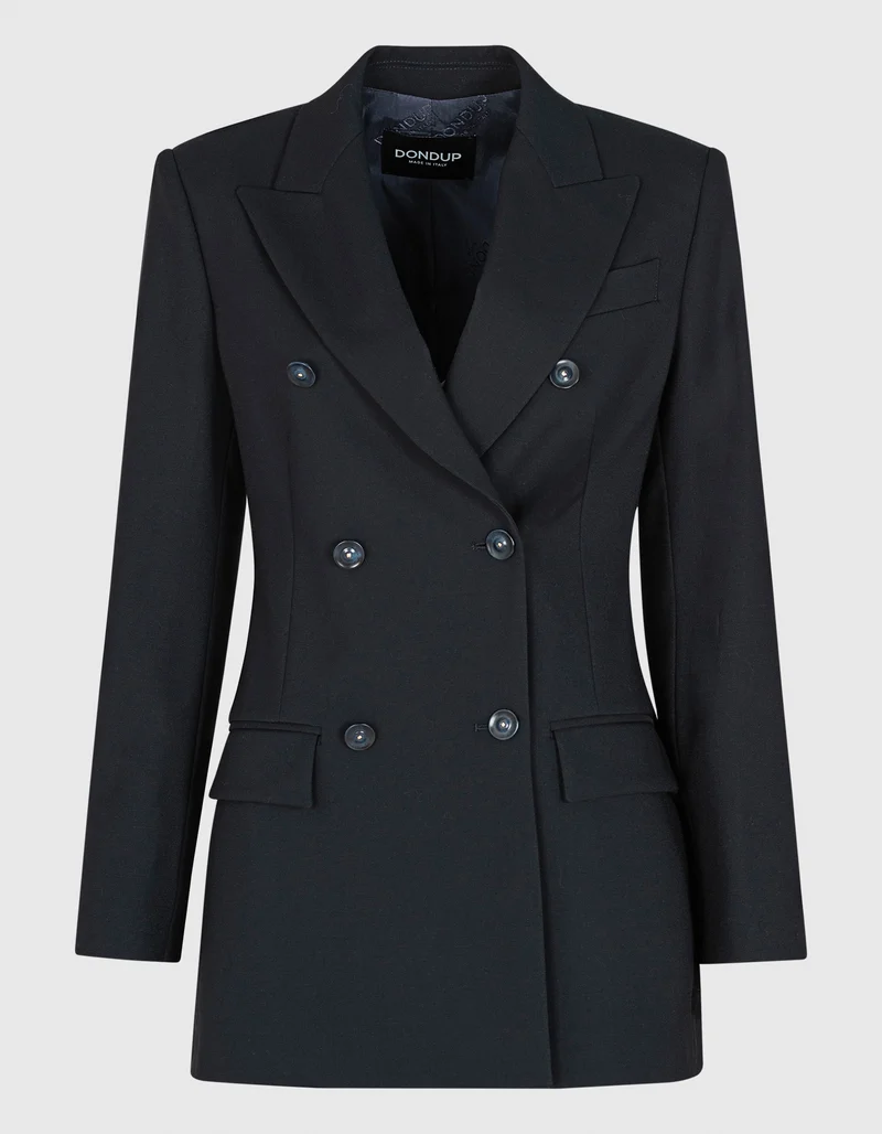 Doppelreihiger Woll-Blazer
