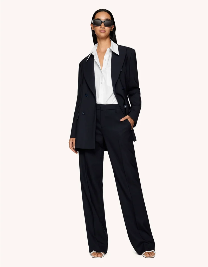 Doppelreihiger Woll-Blazer