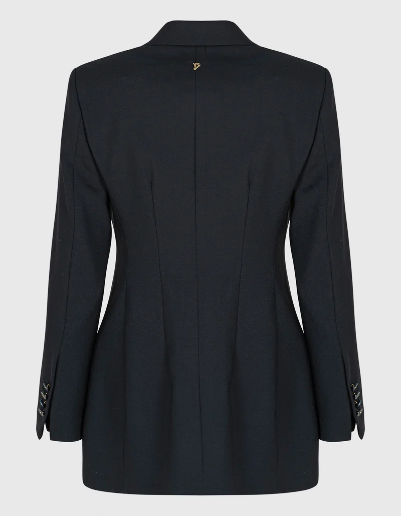 Doppelreihiger Woll-Blazer
