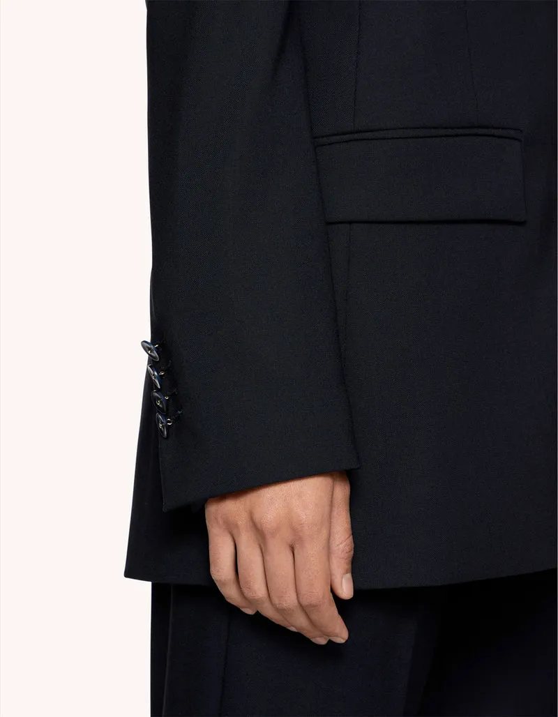 Doppelreihiger Woll-Blazer