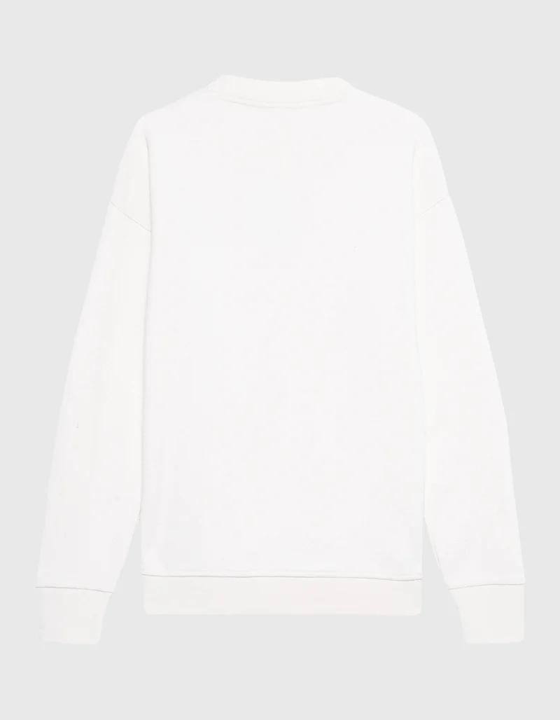 Kaschmir-Sweatshirt mit Rundhalsausschnitt