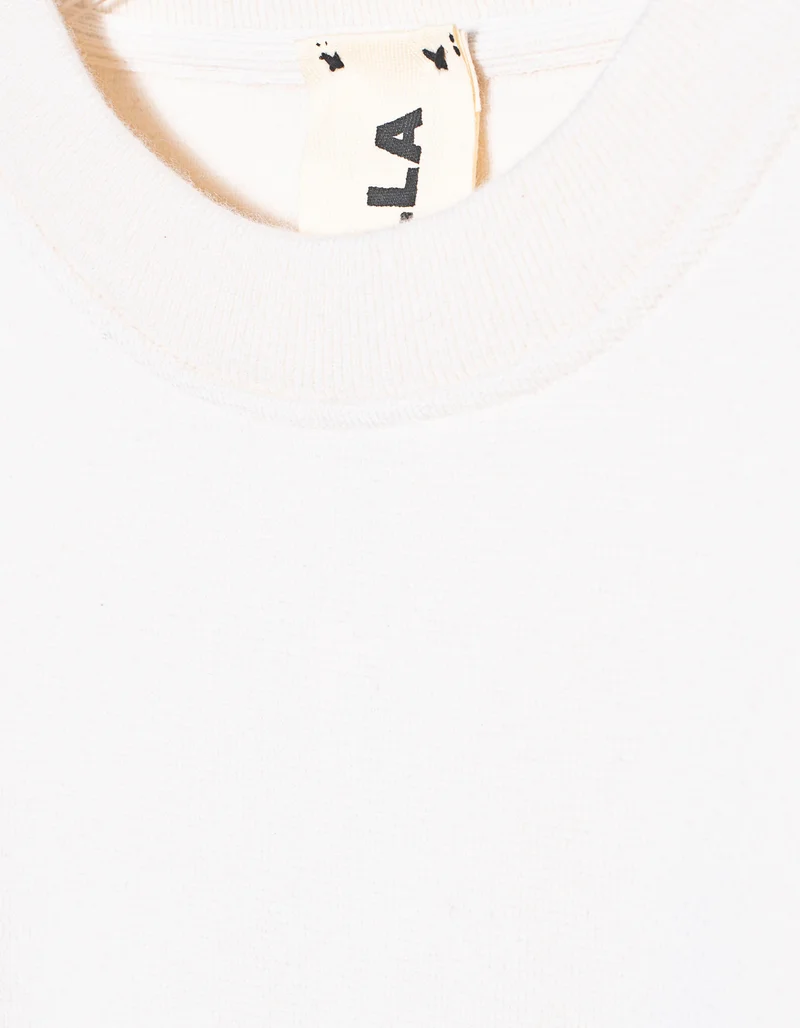 Kaschmir-Sweatshirt mit Rundhalsausschnitt