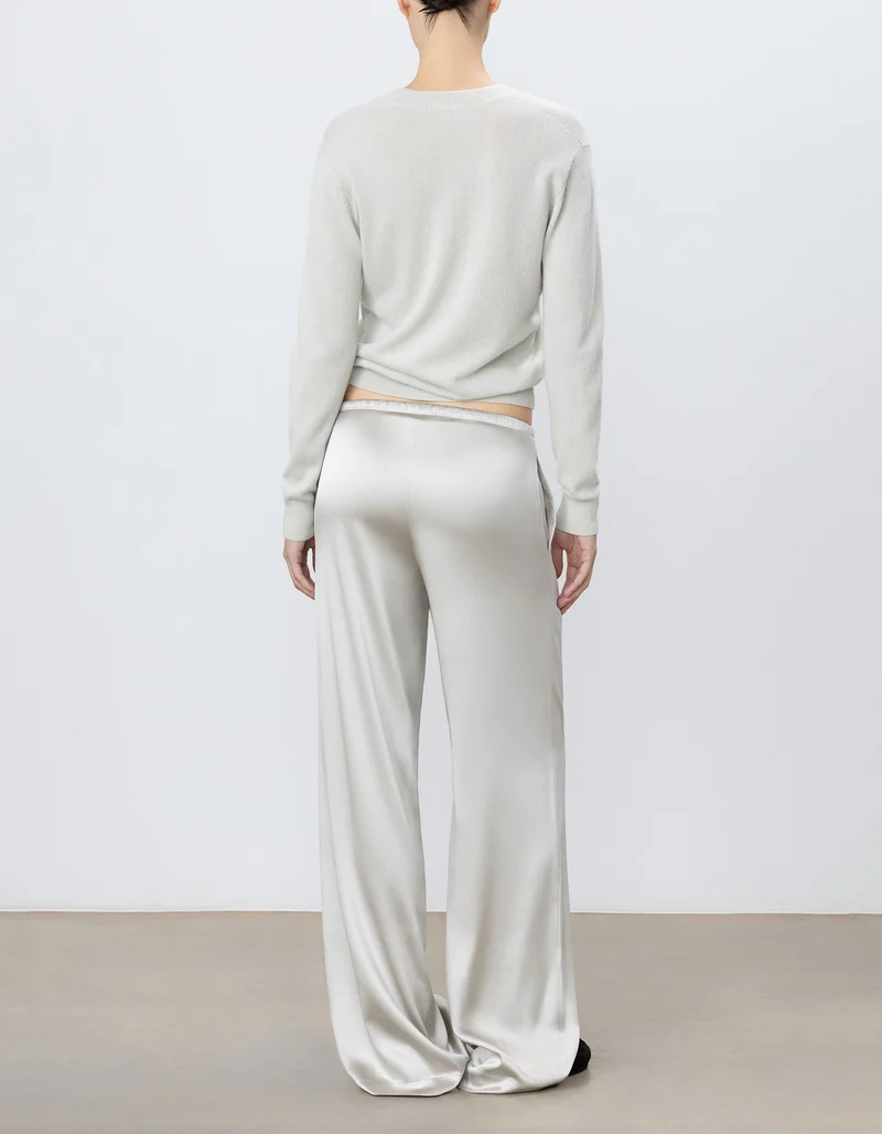Wide-Leg Seiden-Hose Brody