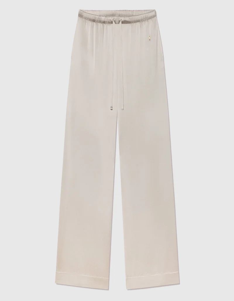 Wide-Leg Seiden-Hose Brody