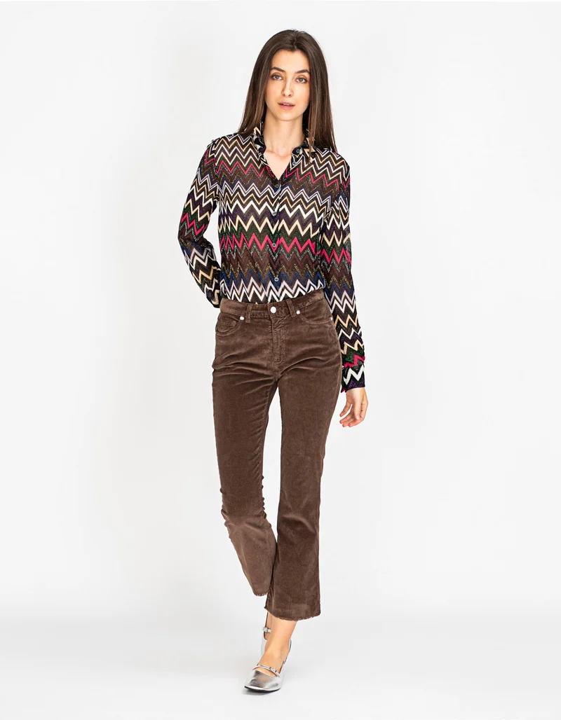 Kick-Flare Cordhose