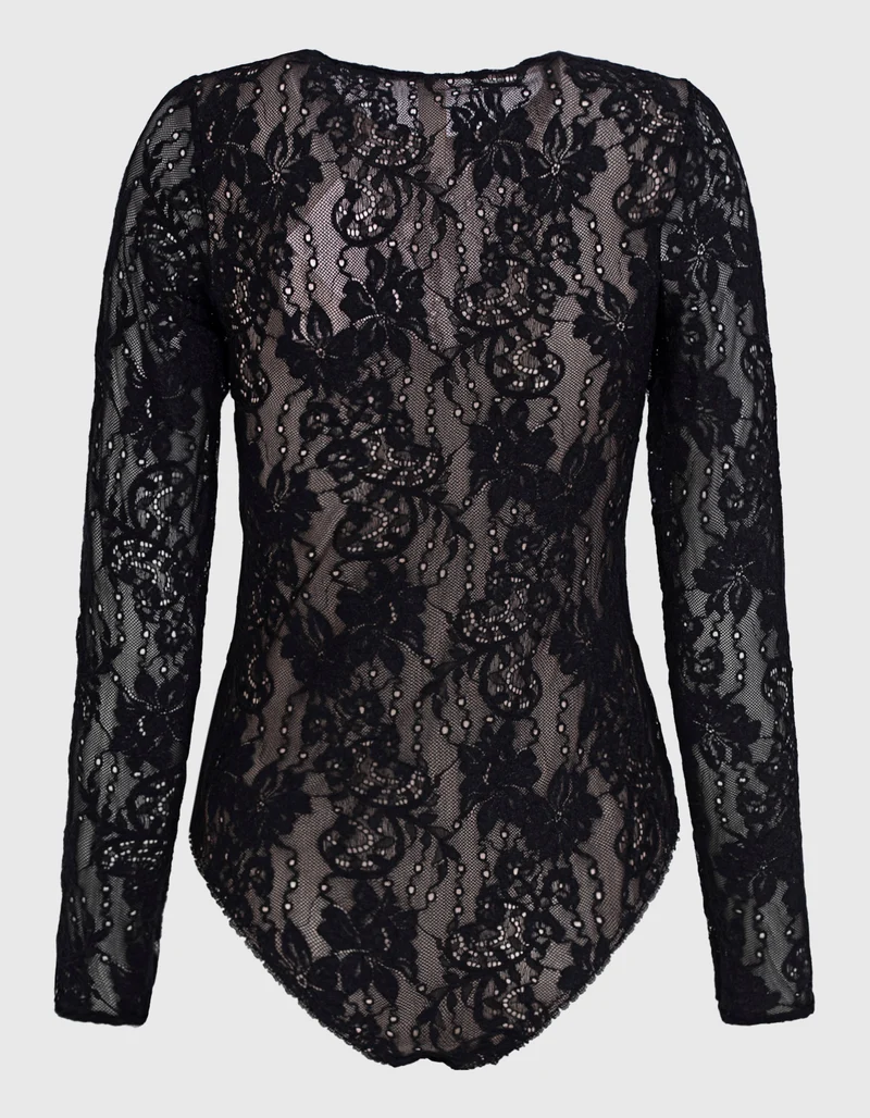 Semi transparenter Spitzen-Body