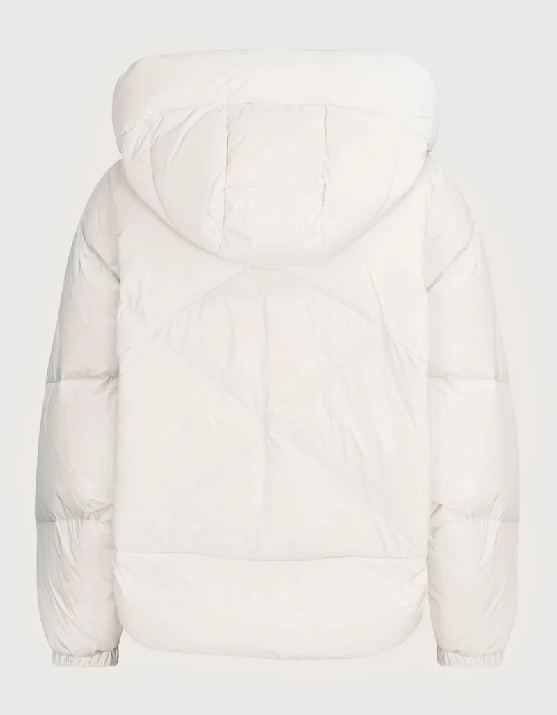 Loose-Fit Daunen Jacke mit Kapuze