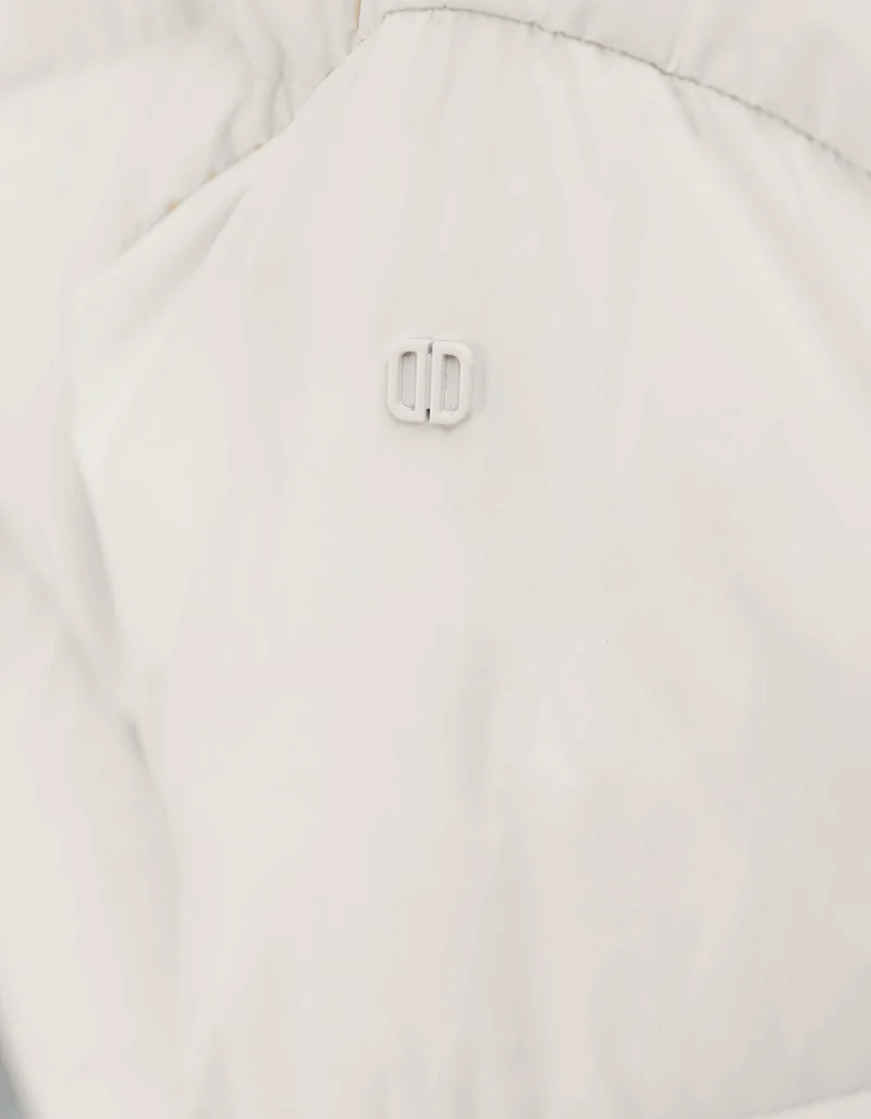 Loose-Fit Daunen Jacke mit Kapuze