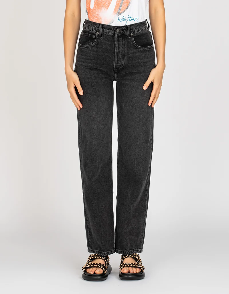 High-Rise Straight-Leg Jeans The Ziggy