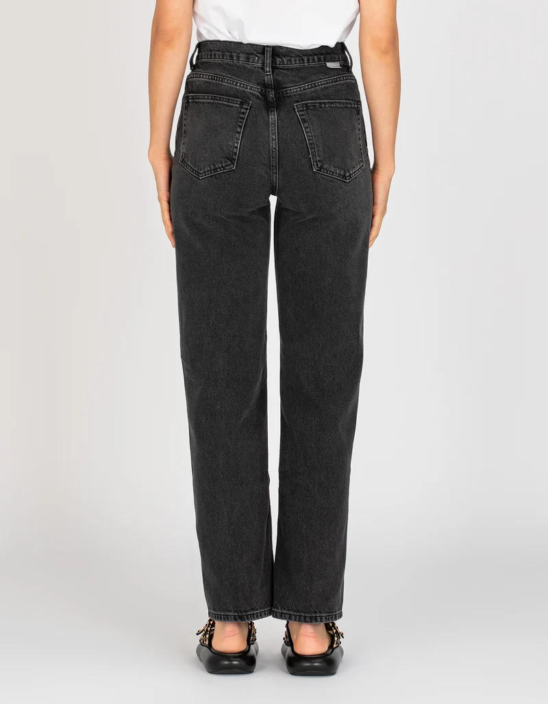High-Rise Straight-Leg Jeans The Ziggy