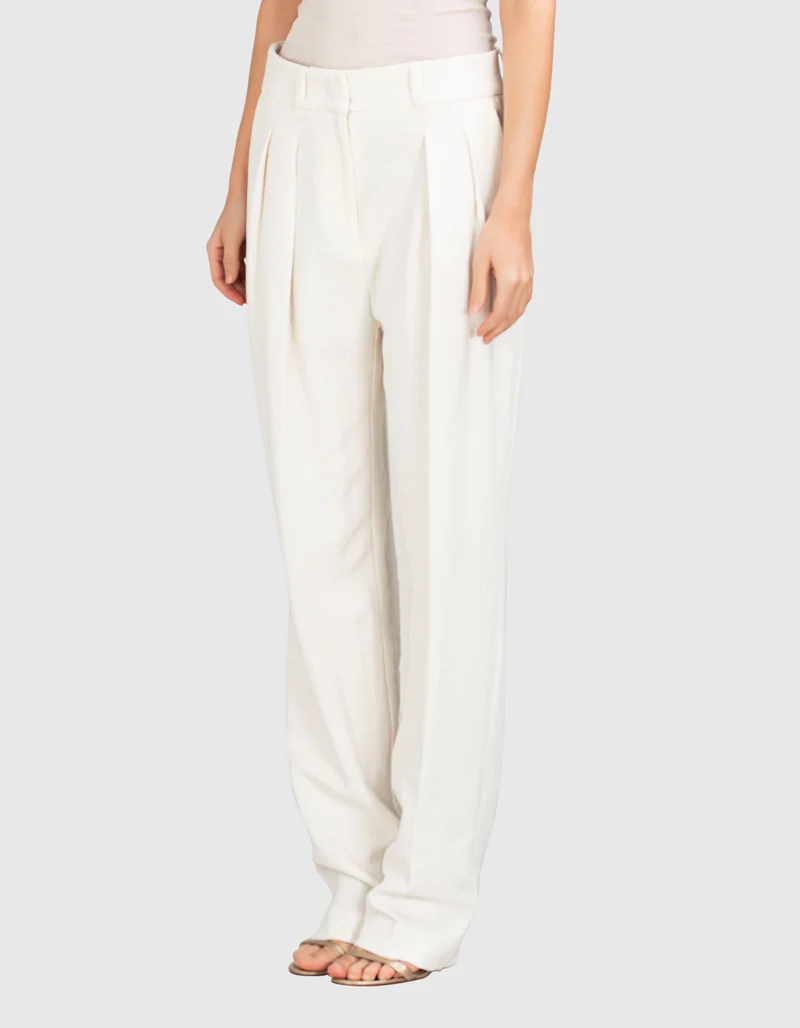 Leinen-Mix Bundfaltenhose Samdra