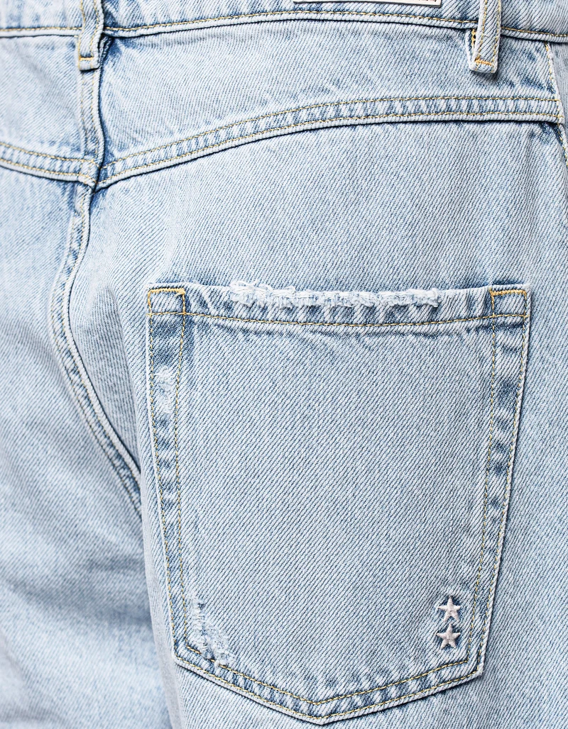 Destroyed Wide-Leg-Jeans Poppy