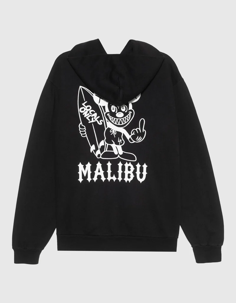 Bedruckter Oversize Zipper Hoodie