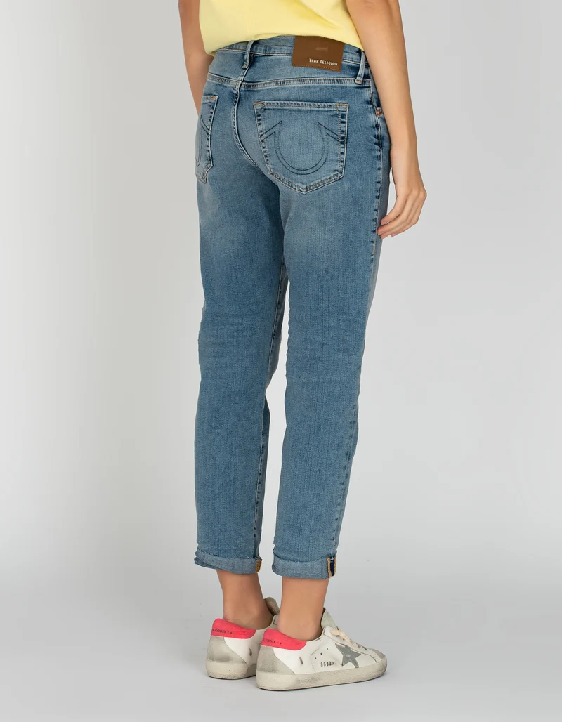 Washed-Out Boyfriend Jeans