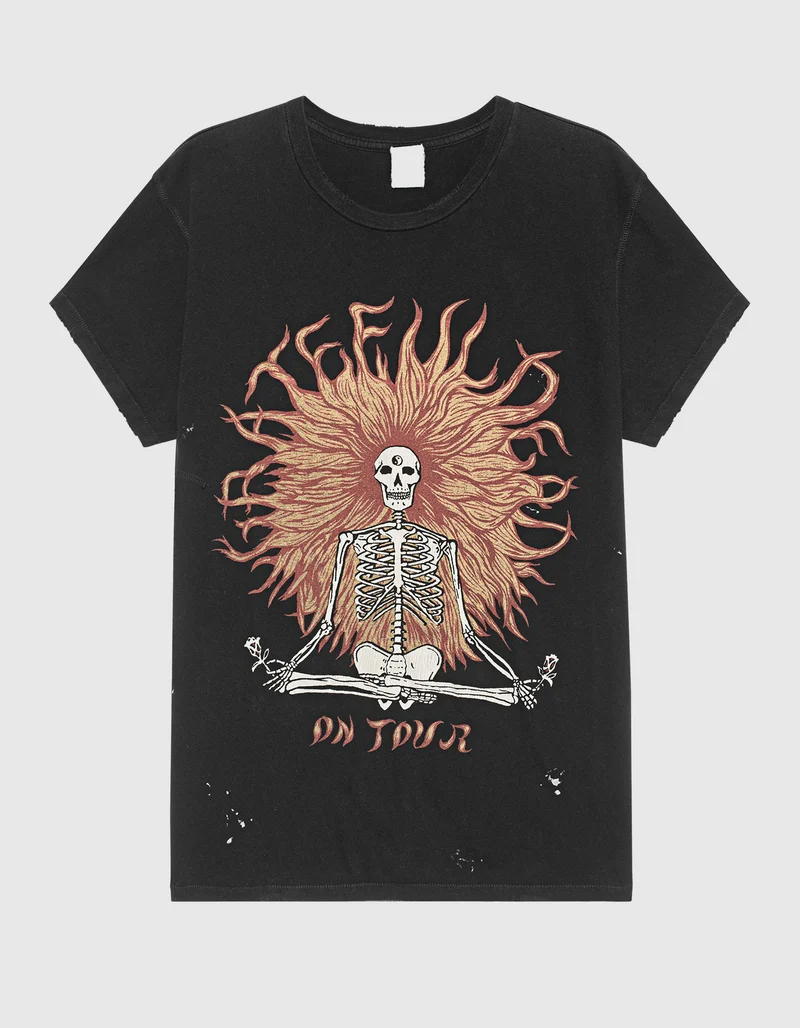 Bedrucktes Oversize T-Shirt im Vintage-Look