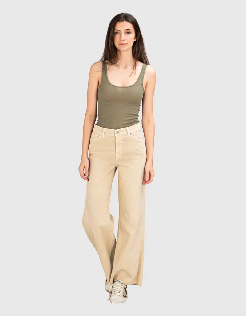 Cropped Wide-Leg Jeans Lotta