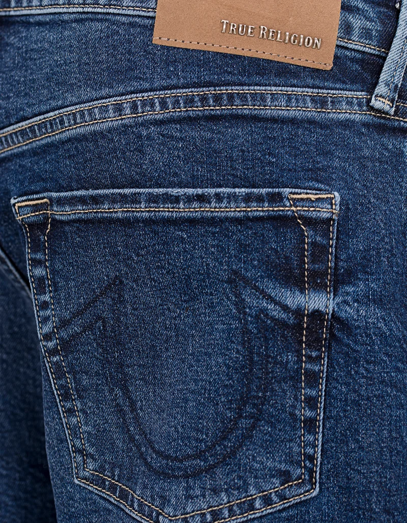 Destroyed Barrel-Leg Jeans