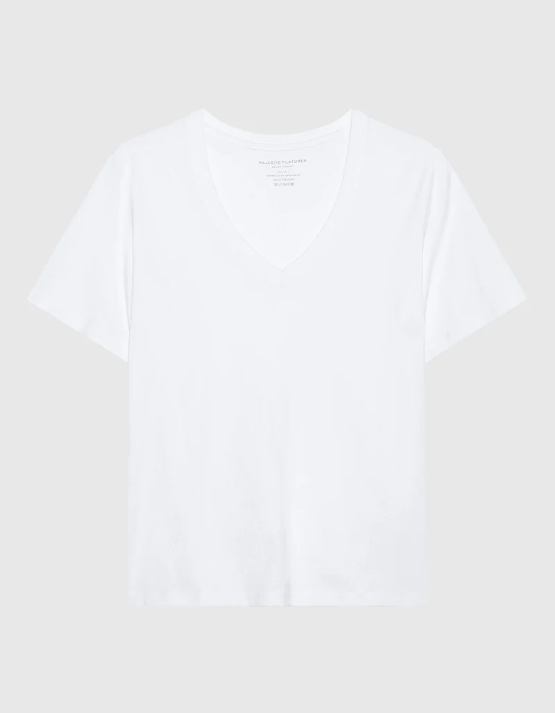 T-Shirt mit V-Ausschnitt