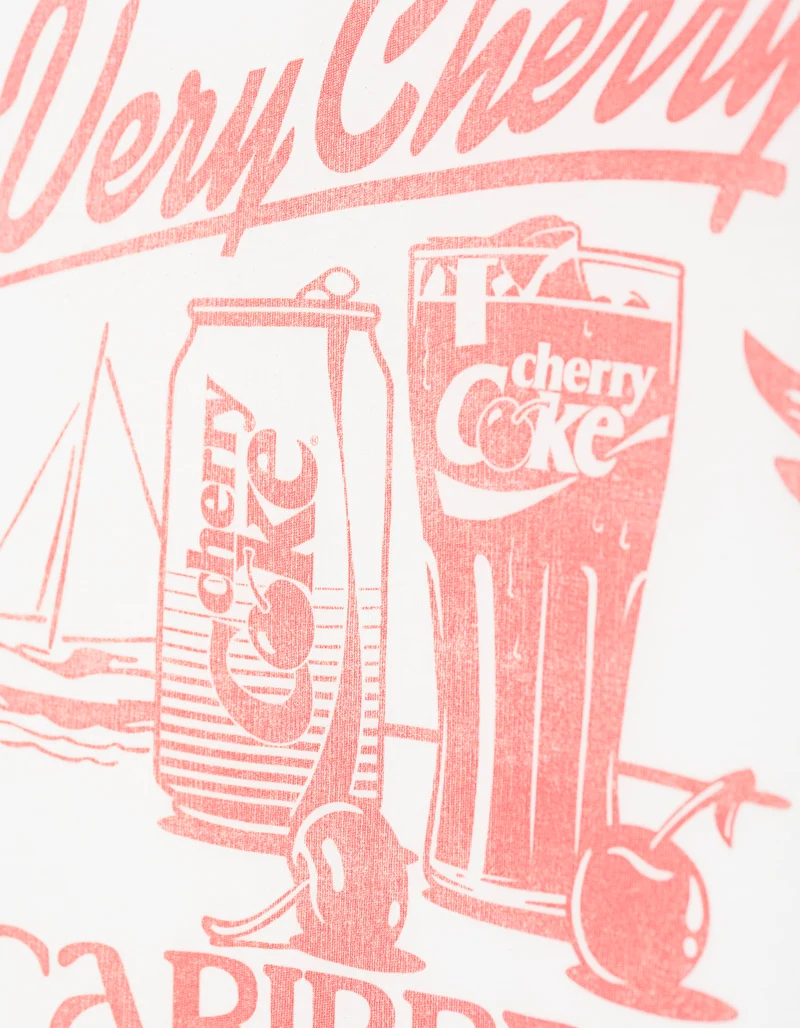 Bedrucktes T-Shirt im Vintage-Look