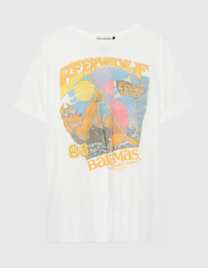 Bedrucktes Oversize T-Shirt