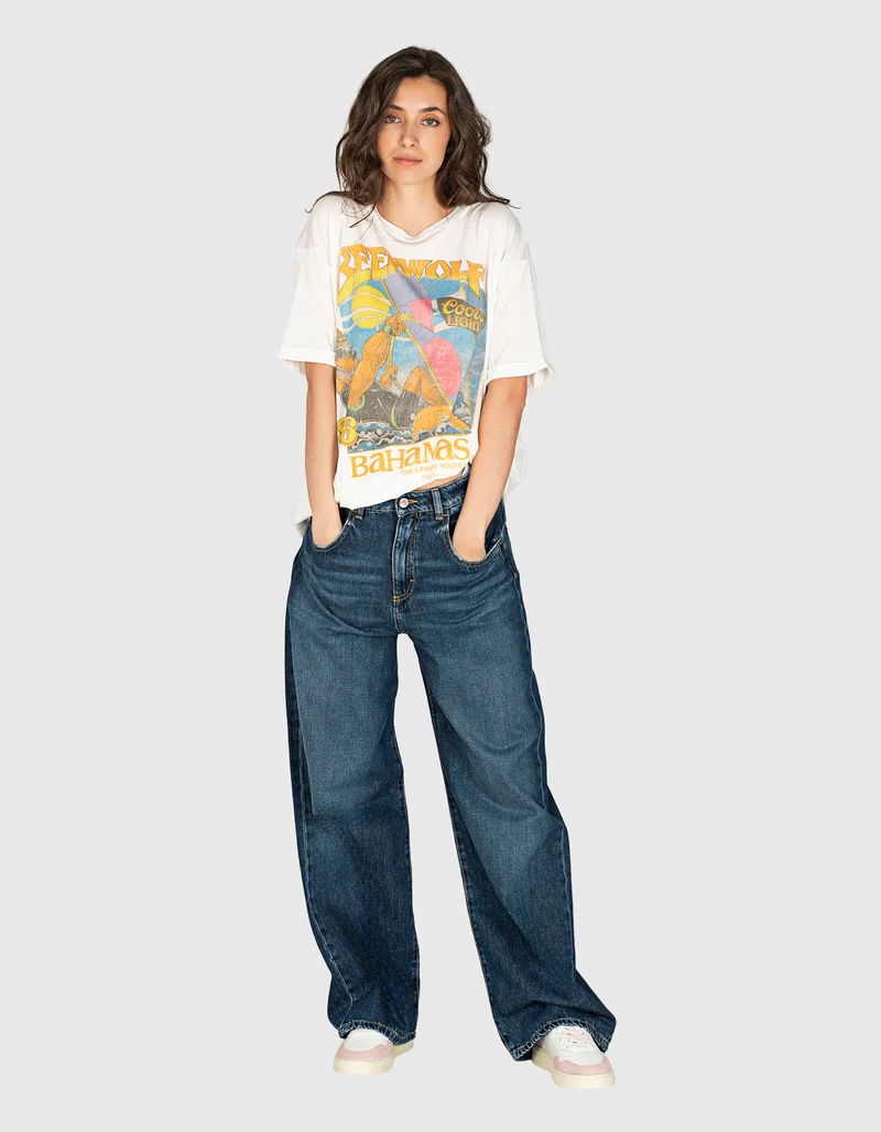 Bedrucktes Oversize T-Shirt
