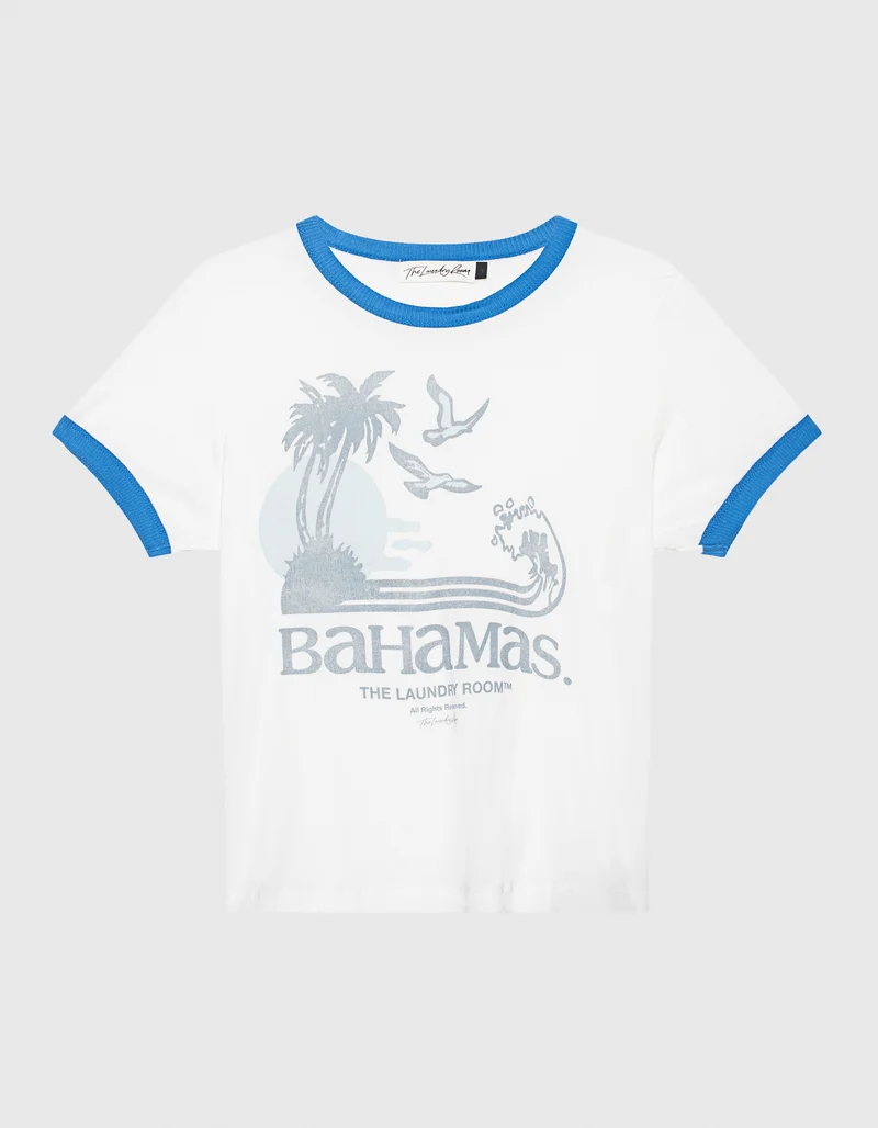 Bedrucktes T-Shirt im Vintage-Look