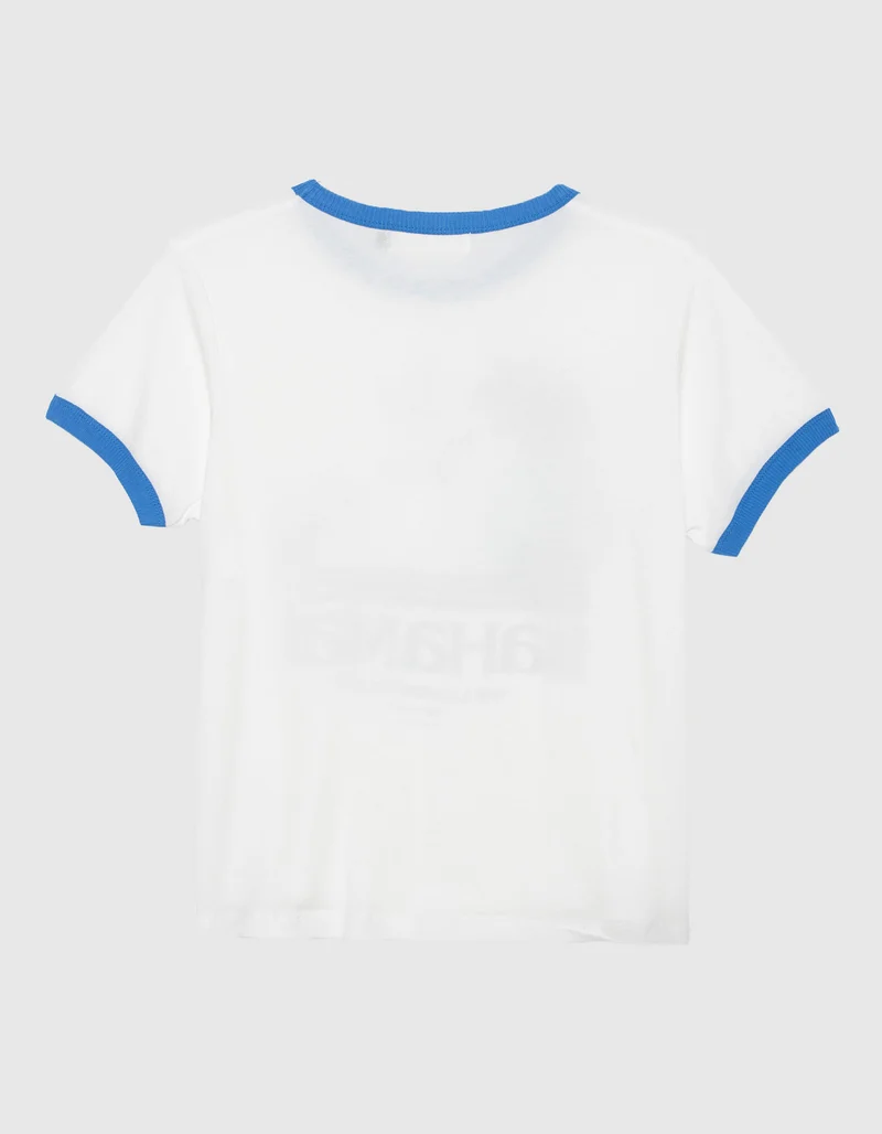 Bedrucktes T-Shirt im Vintage-Look