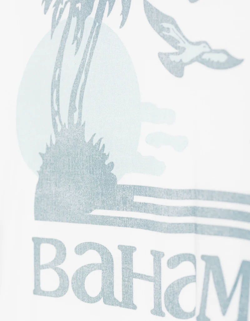 Bedrucktes T-Shirt im Vintage-Look