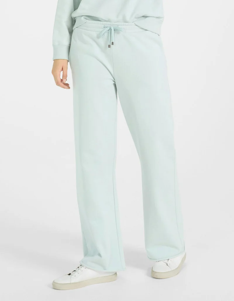 Wide-Leg Jogginghose