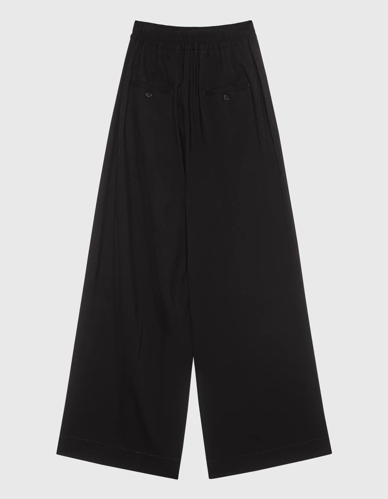 Wide-Leg Hose mit elastischem Bund