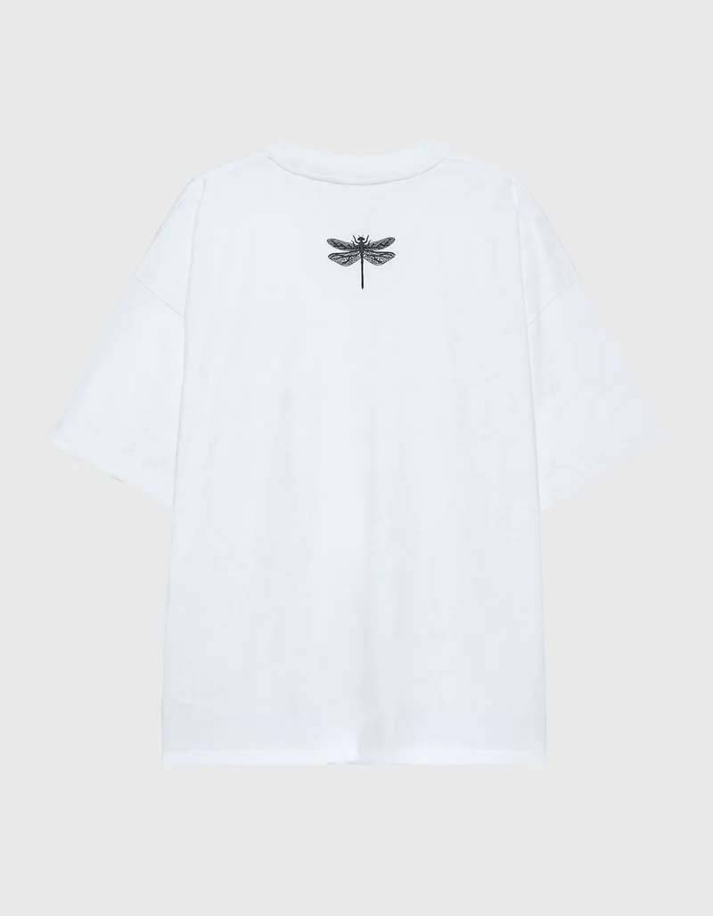 Besticktes Oversized T-Shirt