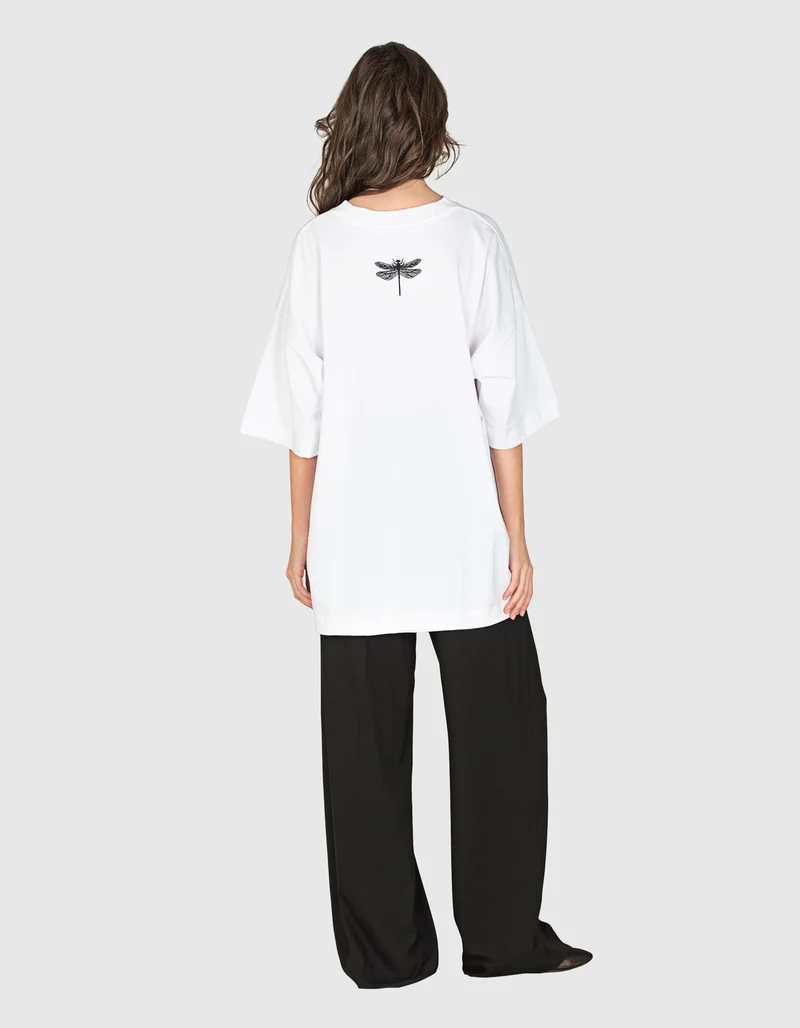 Besticktes Oversized T-Shirt