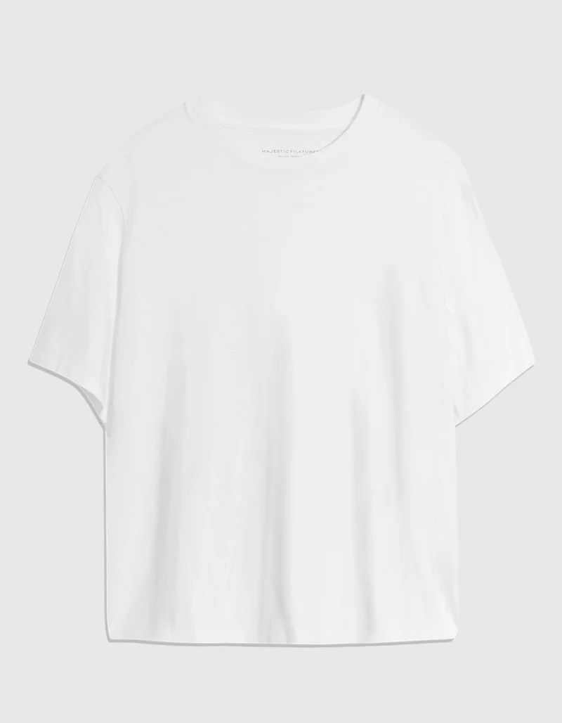 Heavy Cotton T-Shirt mit Rundhalsausschnitt