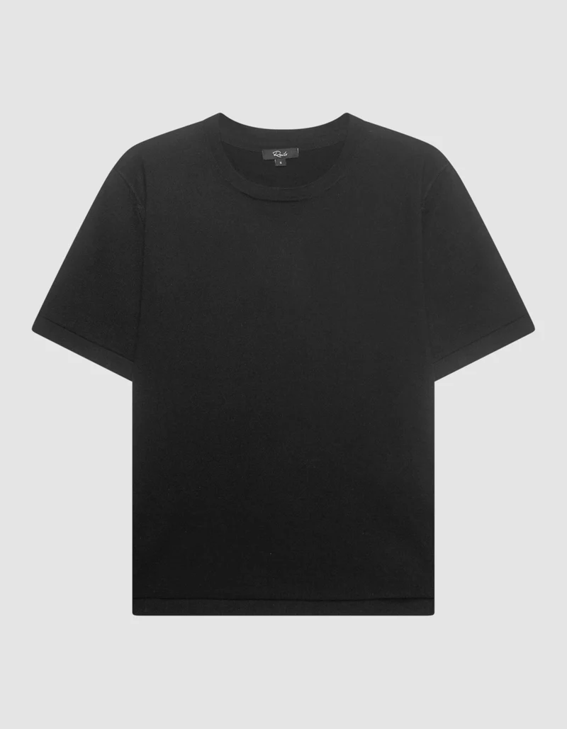 Strick T-Shirt mit Kaschmiranteil