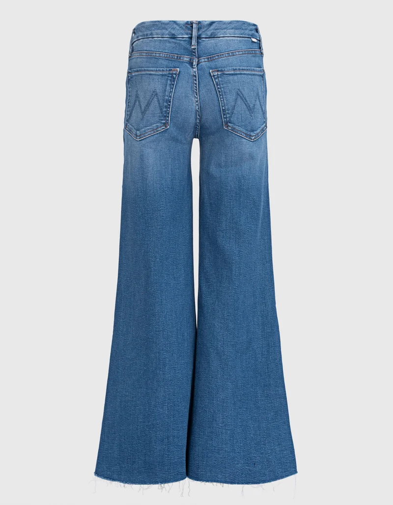 Flare-Leg Jeans mit offenem Saum