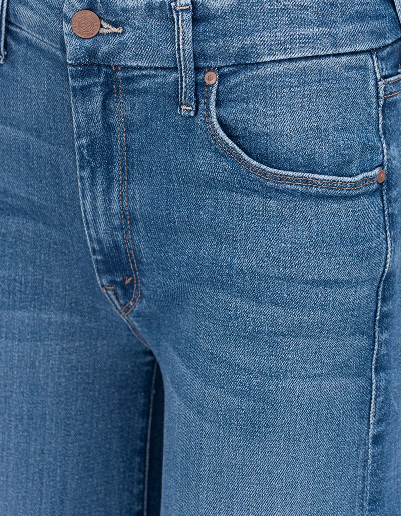 Flare-Leg Jeans mit offenem Saum