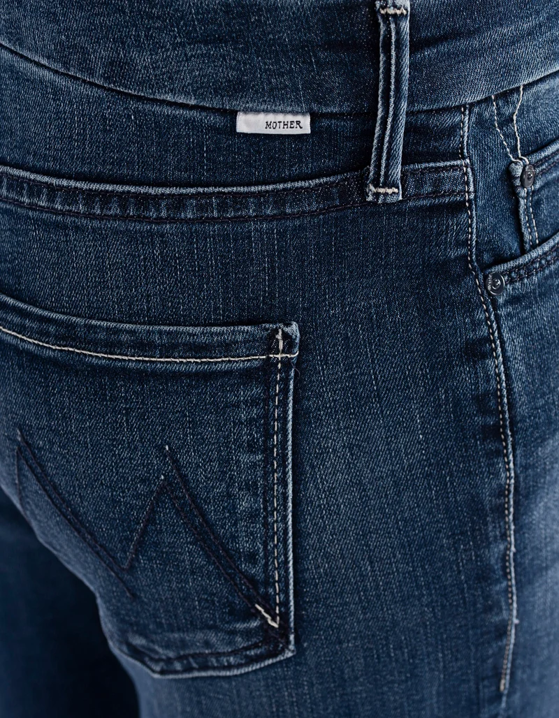 Cropped Skinny-Fit Jeans mit offenem Saum
