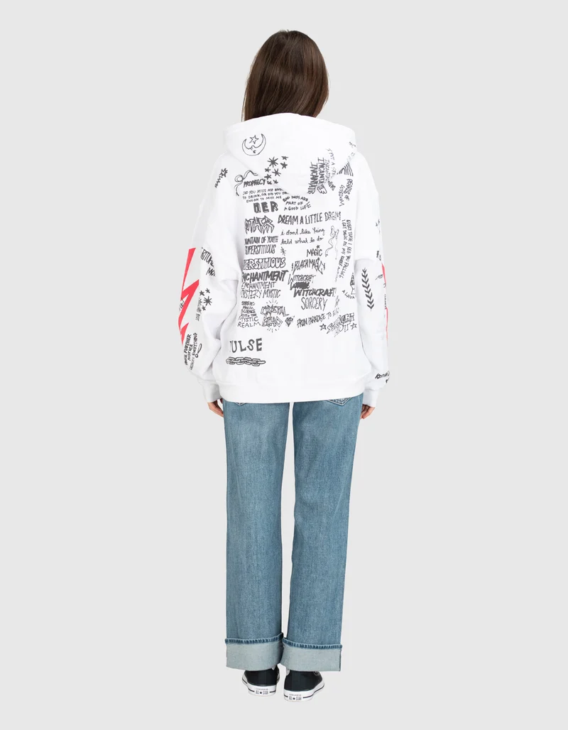 Washed-Out Wide-Leg Jeans