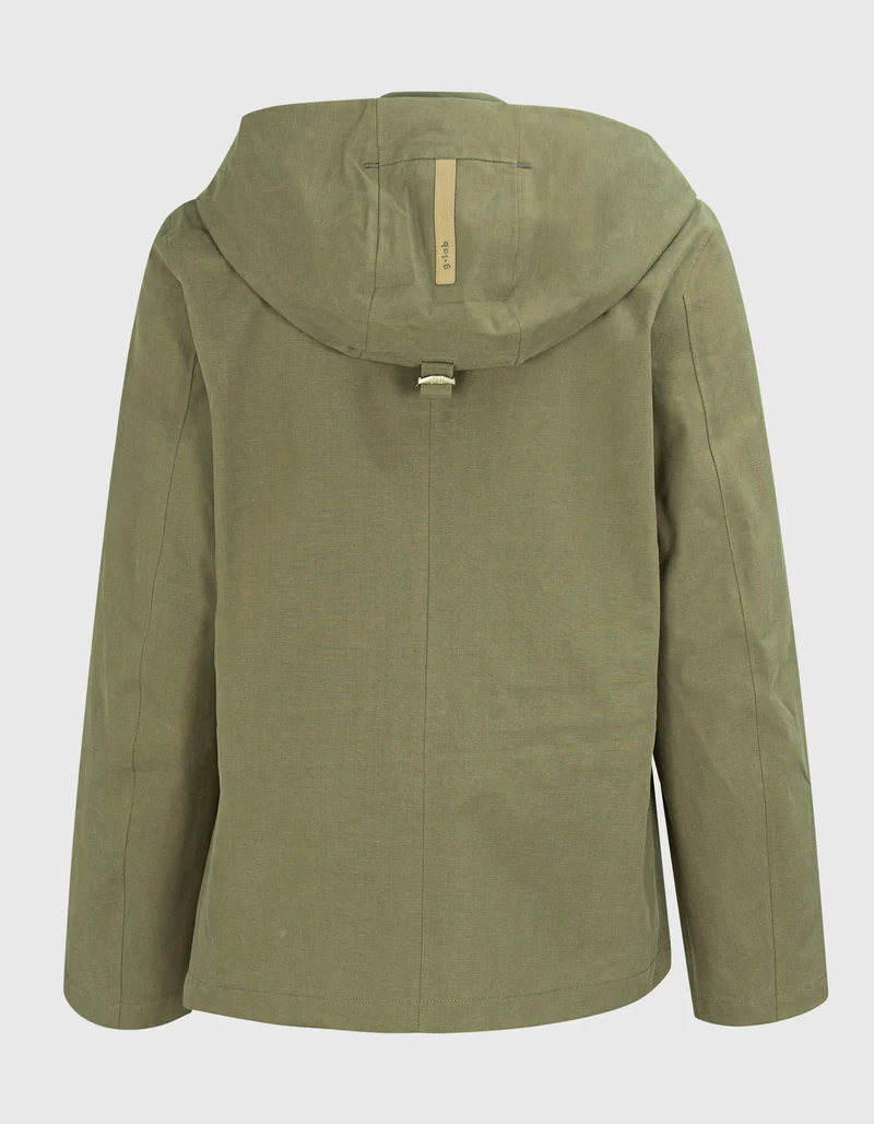 Jacke mit Leinenanteil