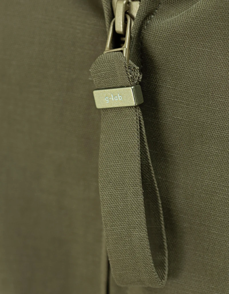 Jacke mit Leinenanteil