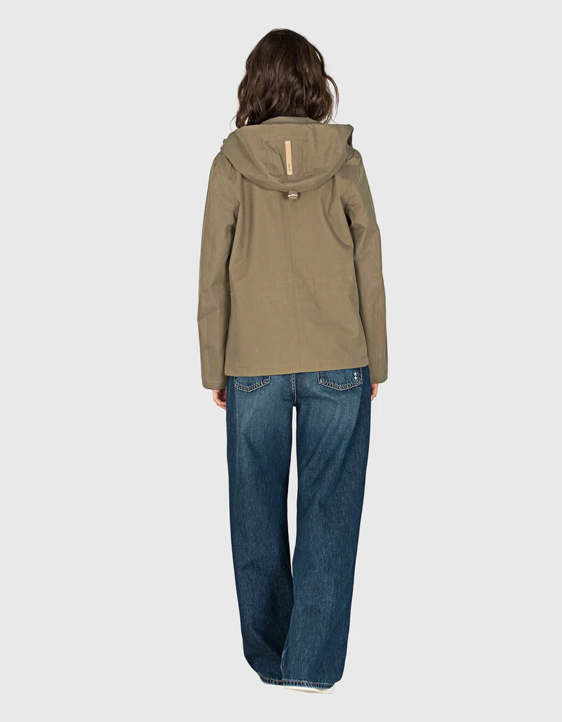 Jacke mit Leinenanteil