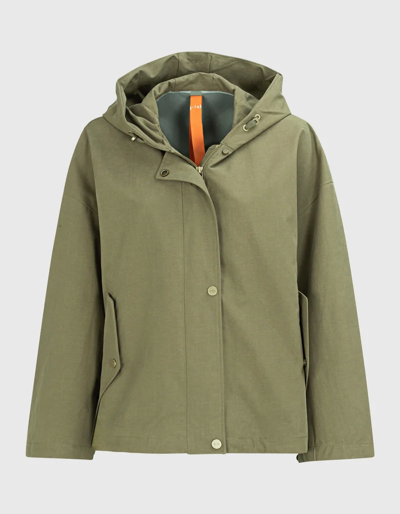 Loose-Fit Jacke mit Kapuze